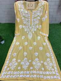 Modal Heavy Daman Kurtis - Chikankari official
