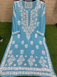 Modal Heavy Daman Kurtis - Chikankari official