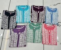 Modal heavy daman straight kurta - Chikankari official