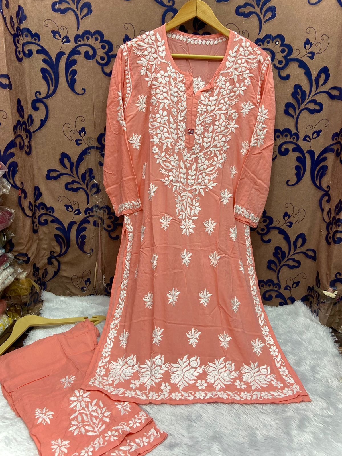 Modal Heavy work Combo - Chikankari official