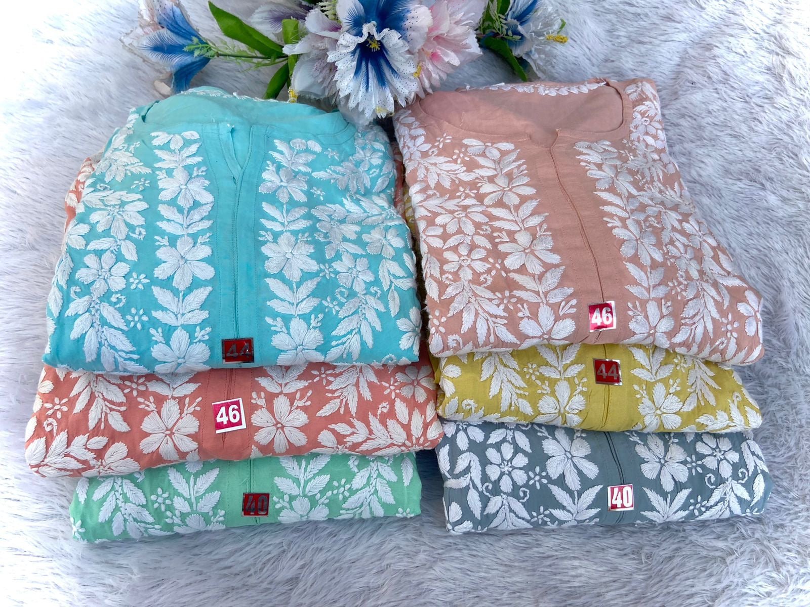Modal Heavy work Combo - Chikankari official