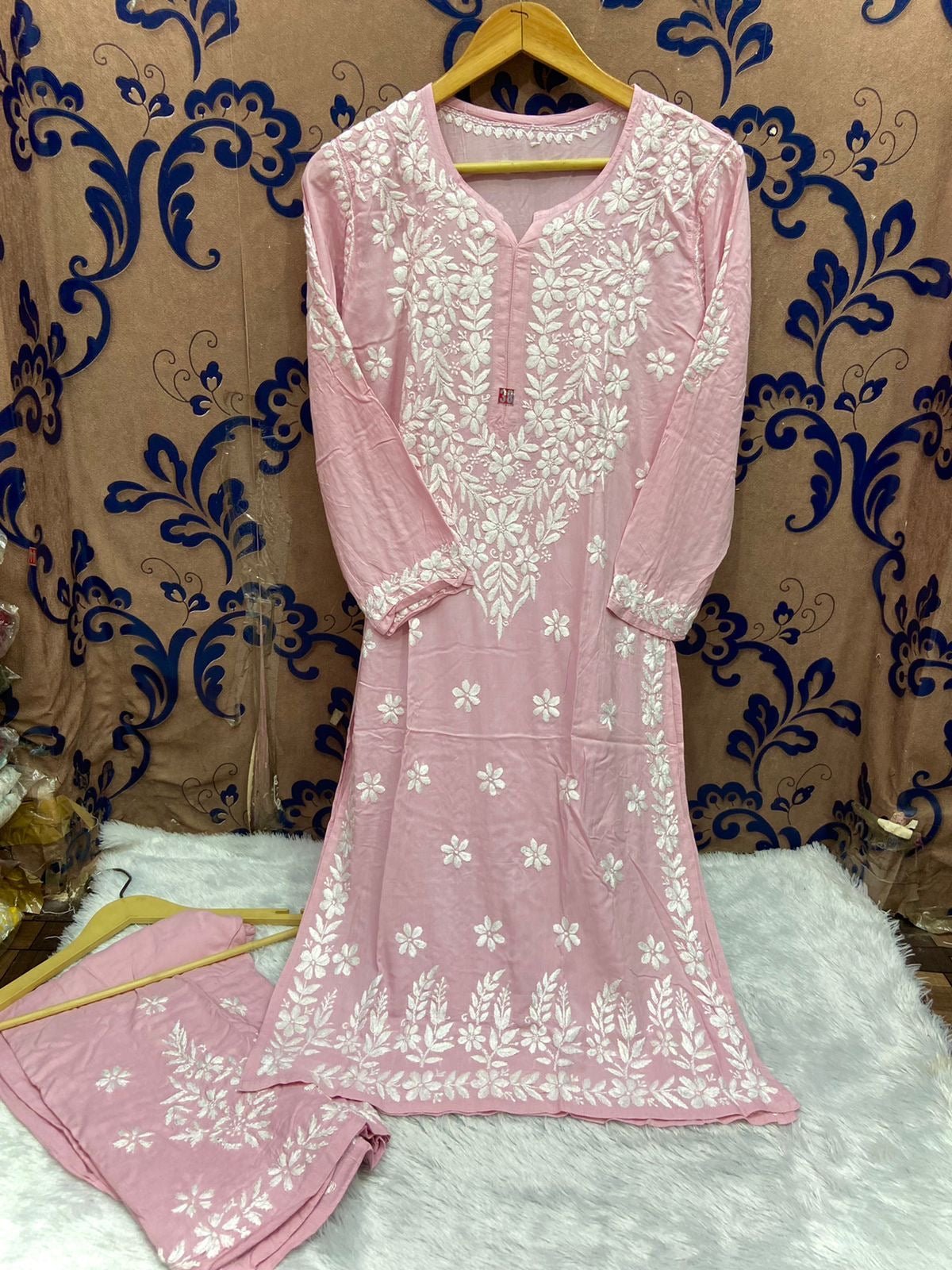 Modal Heavy work Combo - Chikankari official