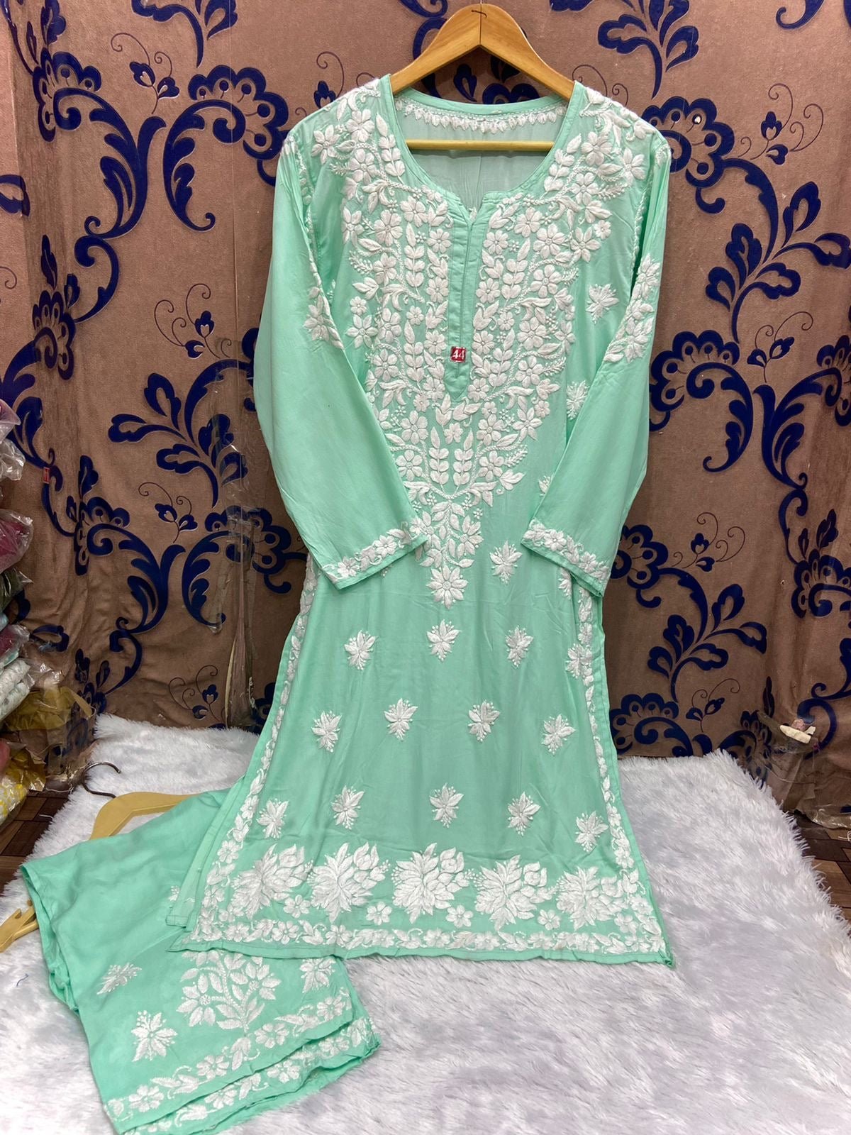 Modal Heavy work Combo - Chikankari official