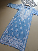 Modal Heavy work Iddat Chikankari Kurta - Chikankari official