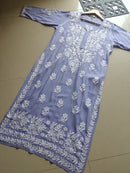Modal Heavy work Iddat Chikankari Kurta - Chikankari official
