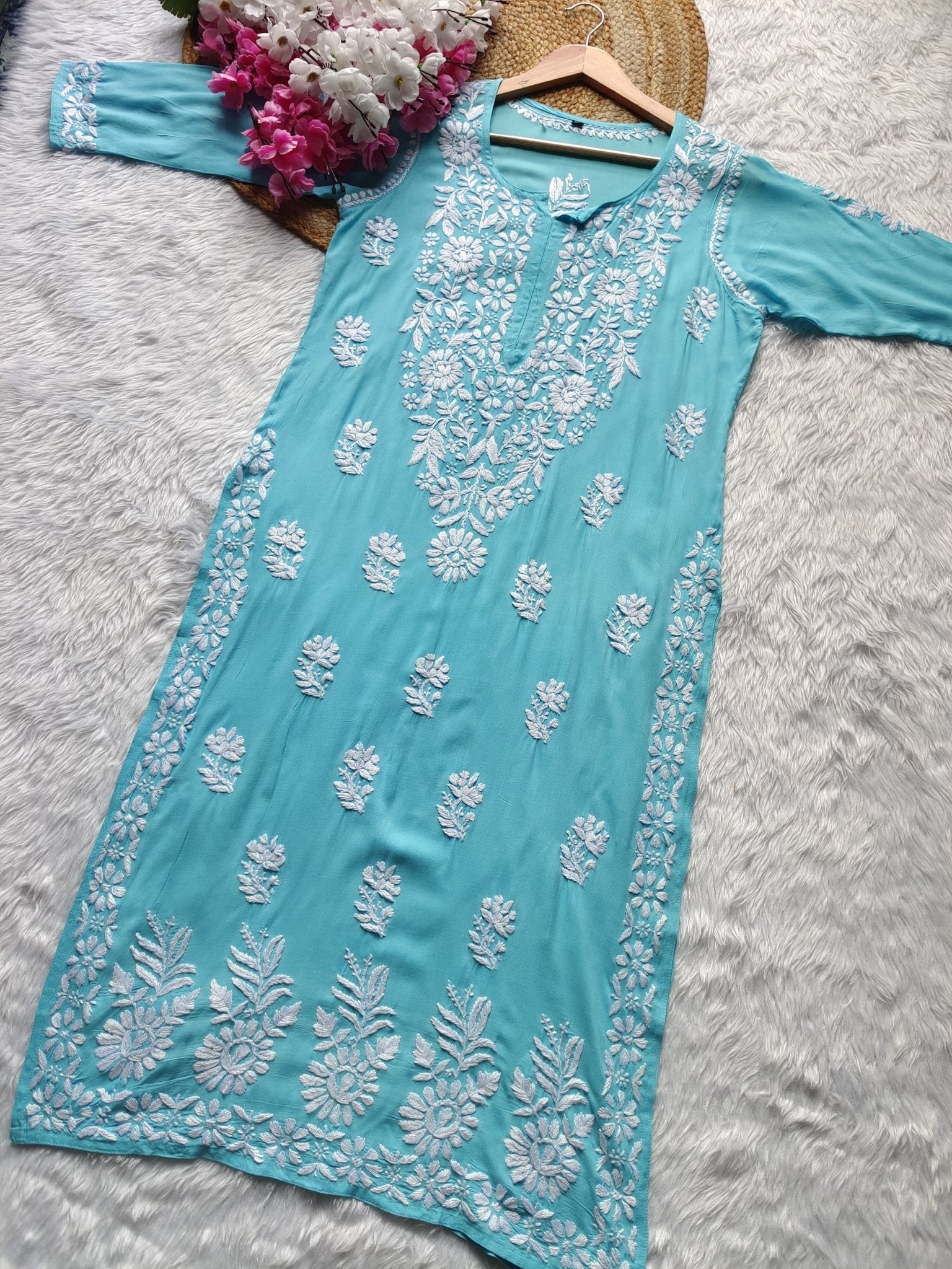 Modal Luxuries Daman Chikan Kurtis