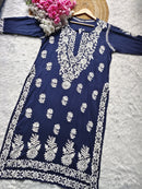 Modal Luxuries Daman Chikan Kurtis - Chikankari official