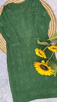 Modal Muqaish Versatile Kurta - Chikankari official