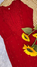 Modal Muqaish Versatile Kurta - Chikankari official