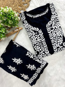 Modal plazzo Combo - Chikankari official