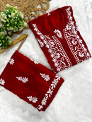 Modal Plazzo Combo Feel the comfort Edition - Chikankari official