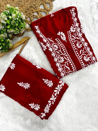 Modal Plazzo Combo Feel the comfort Edition - Chikankari official