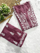 Modal Plazzo Combo Feel the comfort Edition - Chikankari official