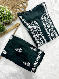 Modal Plazzo Combo Feel the comfort Edition - Chikankari official