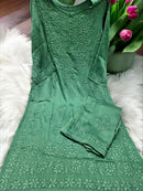Modal Satin Super Soft Heavywork Co - ord Set - Chikankari official