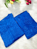 Modal Satin Super Soft Heavywork Co - ord Set - Chikankari official
