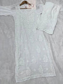 Modal Set For White Lover 🤍 - Chikankari official