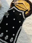 Modal Short Sleveless Set - Chikankari official