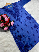 Modal Sikh Embroidery kurtas - Chikankari official