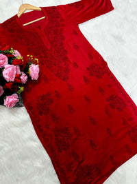 Modal Sikh Embroidery kurtas - Chikankari official