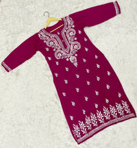 Modal Stunning Soft Long Kurtis - Chikankari official