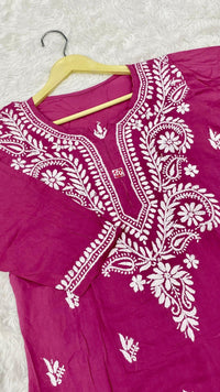 Modal Stunning Soft Long Kurtis - Chikankari official