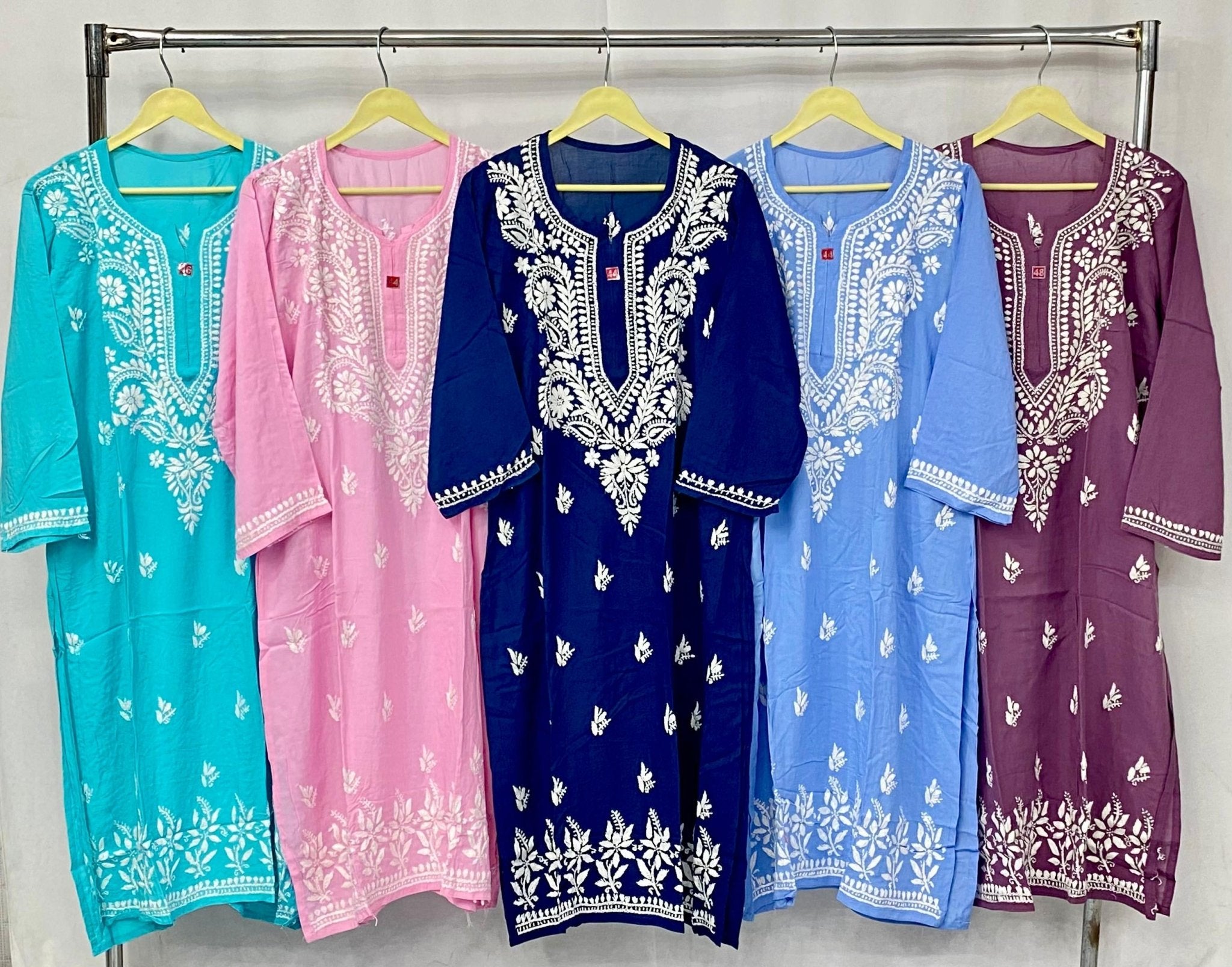 Modal Stunning Soft Long Kurtis - Chikankari official
