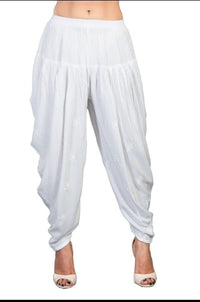 Modern Dhoti Salwar Fits upto 50 size - Chikankari official