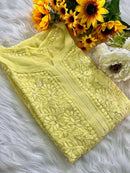 Modern Silhouettes Viscose 3d Muqaish - Chikankari official