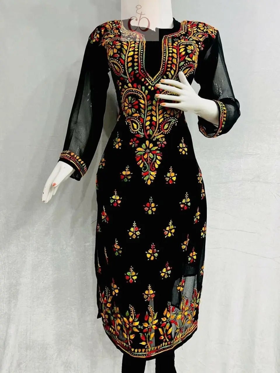 Most Viral Chikankari kurti ( Must Have ) Plus sizes Special - ft Bharti - Chikankari official