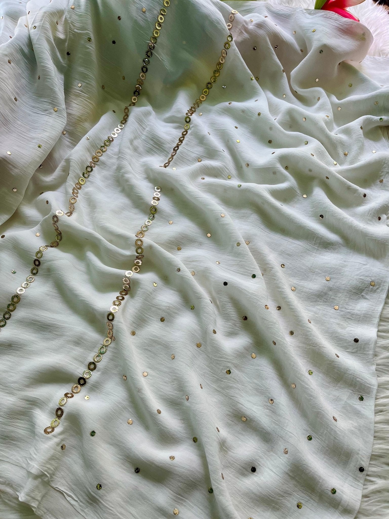 MughleKhaas Viscose Suit - Chikankari official