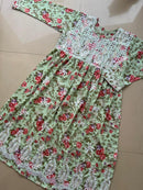 Mul Aari Work Gown - Chikankari official