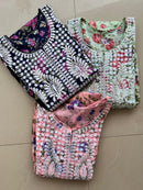 Mul Aari Work Gown - Chikankari official