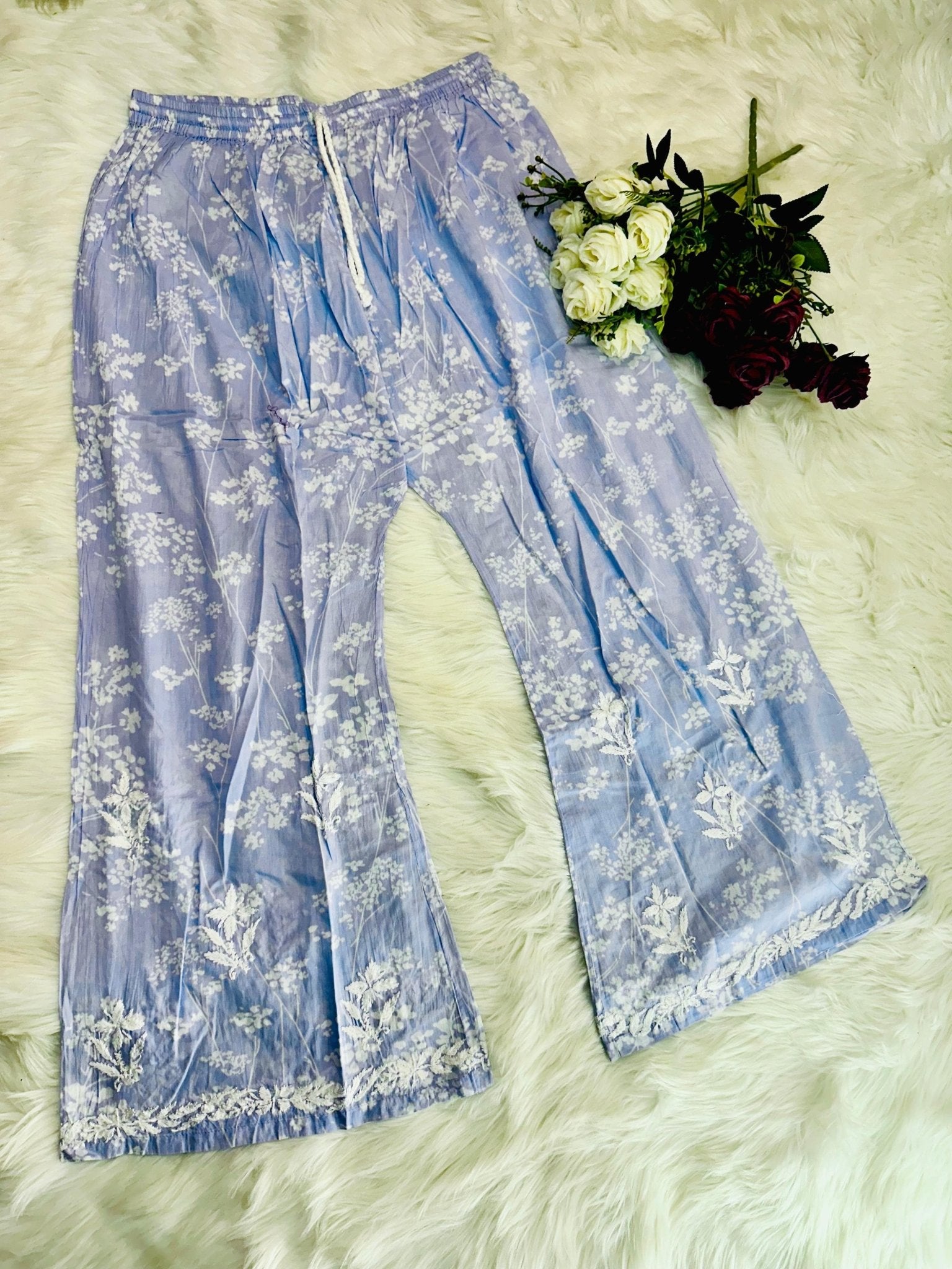 Mul Co - ord printed Soft Comfy combo - Chikankari official