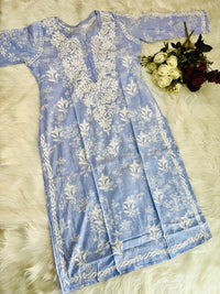 Mul Co - ord printed Soft Comfy combo - Chikankari official