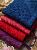Mul Cotton Dyed Straight Angrakha with Dori - Chikankari official