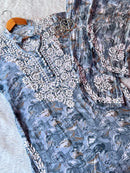 Mul Dhoti pant with Short Top - Chikankari official