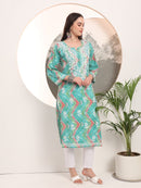Mul Handwork Kurtis - Chikankari official