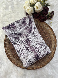 Mul Mul leaves embroidery - Chikankari official