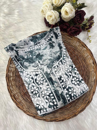 Mul Mul leaves embroidery - Chikankari official