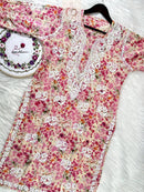 Mul Mul plazzo Printed Combo - Chikankari official