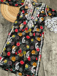 Mul Mul printed Kurta - Chikankari official