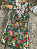Mul Mul printed Kurta - Chikankari official