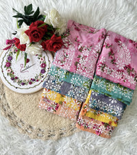 Mul Plazzo Set flower Combo - Chikankari official