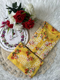 Mul Plazzo Set flower Combo - Chikankari official