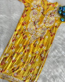 Mul Plazzo Set flower Combo - Chikankari official