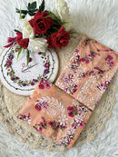 Mul Plazzo Set flower Combo - Chikankari official