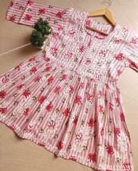 Mul Short Top For Everyday wear - Chikankari official