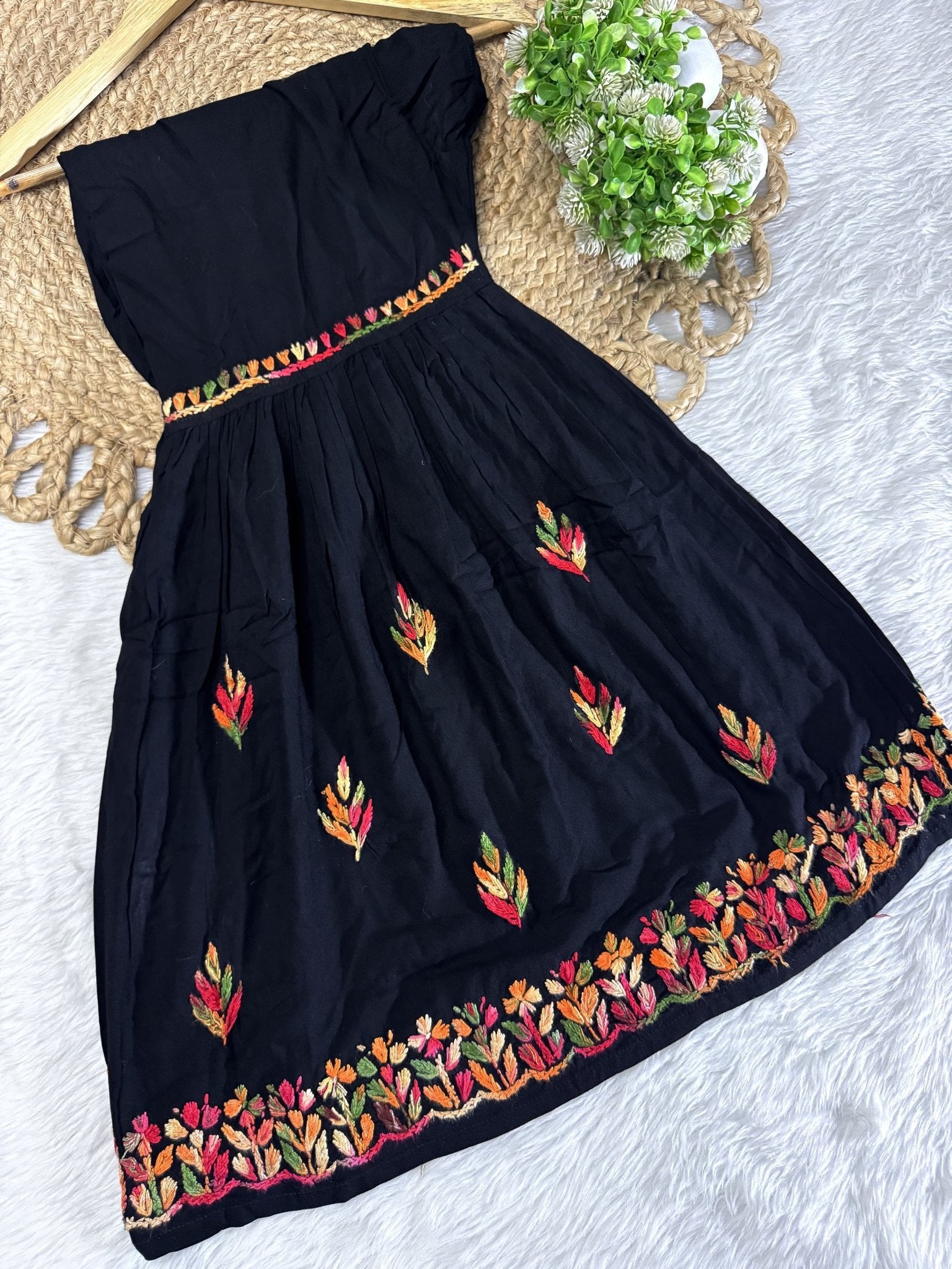 Multi Thread Gharara Set - Chikankari official