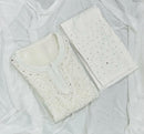 Muqaish work Chikankari Essential Kurtis with matching inner - Chikankari official